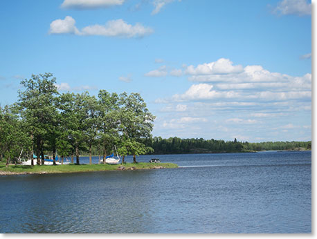 lake view in Pinawa Judith Panson